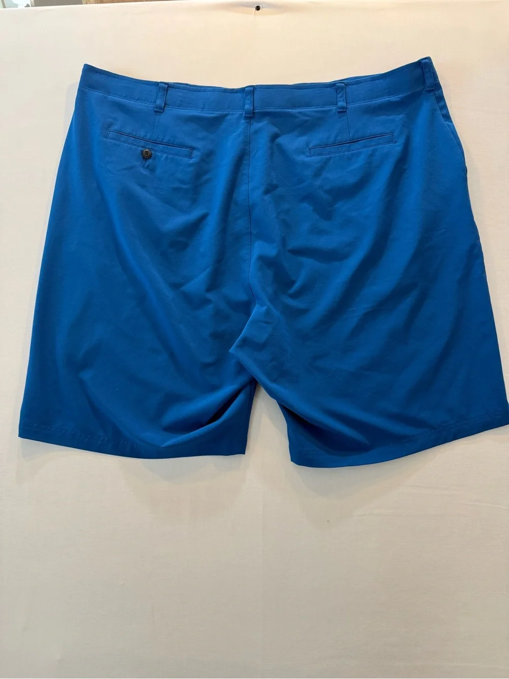 Hogan Royal Blue Men’s Flat-Front Shorts